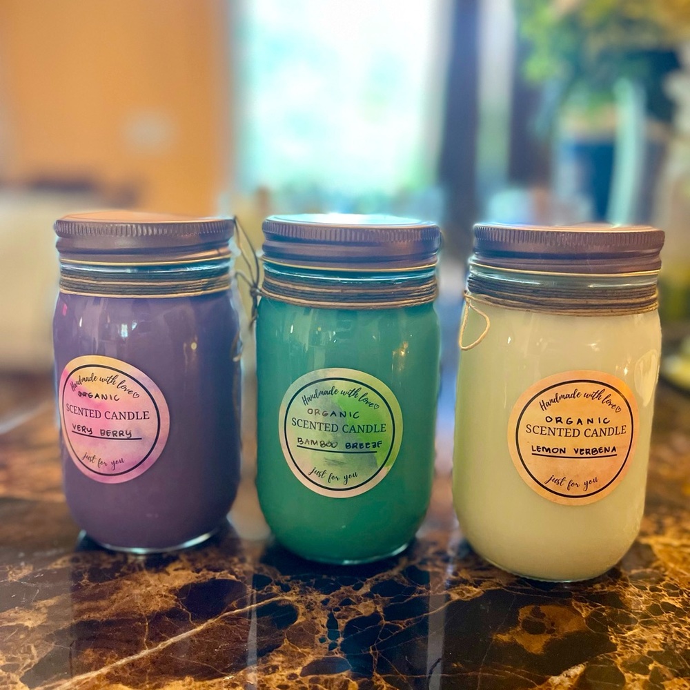 Organic Scented Woodwick Candle